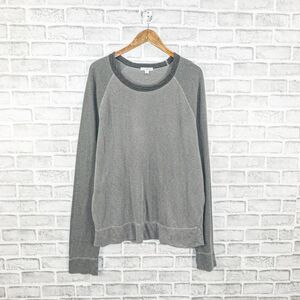 JAMES PERSE Standard Men's Vintage French Terry Sweatshirt in Gray Size 4 USA